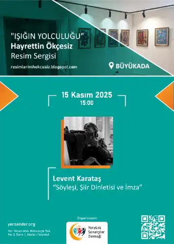 Büyükada’da Sanat Buluşması: Şair Levent Karataş’tan Söyleşi ve Dinleti
