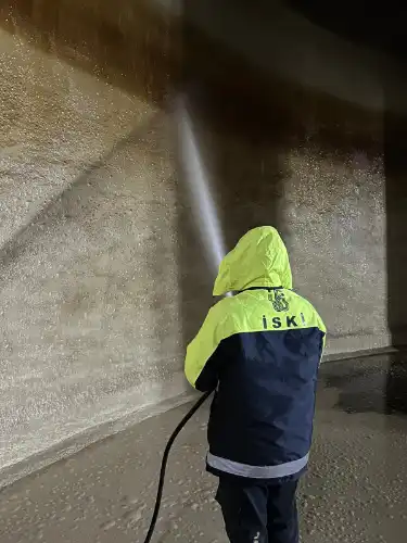 İSKİ’den Kınalıada’da İçme Suyu Deposu Temizliği