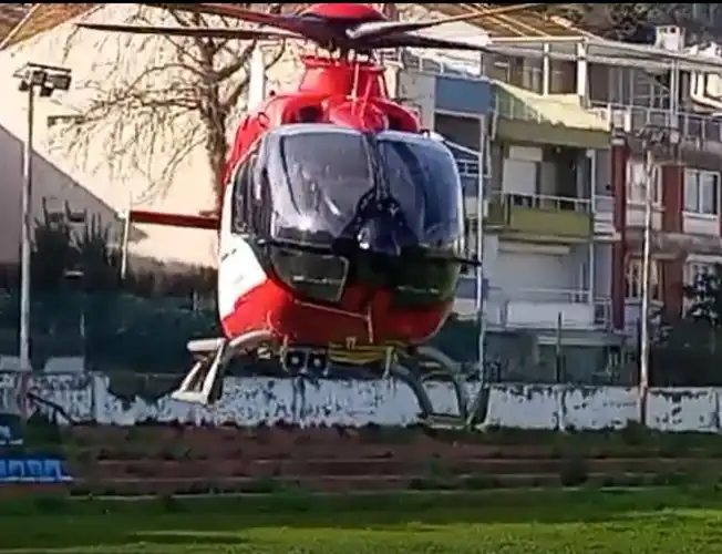 Kınalıada’da Can Pazarı: Helikopter Ambulans Geldi