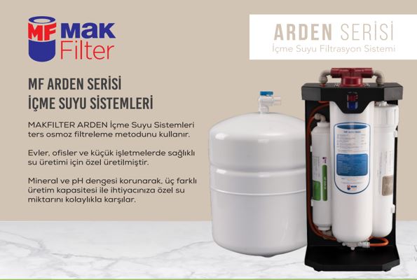 ARDEN İÇME SUYU SİSTEMLERİMİZ İLE EVLERİNİZDE DAMACANA KULLANIMA SON VERİYORUZ