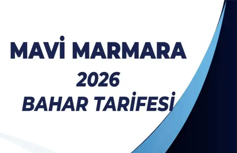 Mavi Marmara 2026 Bahar Tarifesini Açıkladı