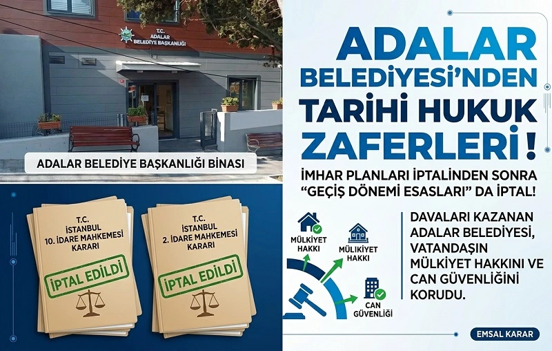 Adalar İmarında Çifte İptal: İşte Mahkeme Kararları