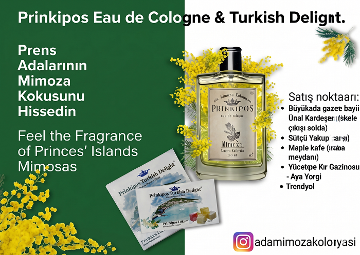 Adalar’ın Efsanevi Mimoza Kokusu Prinkipos ile Evinize Geliyor