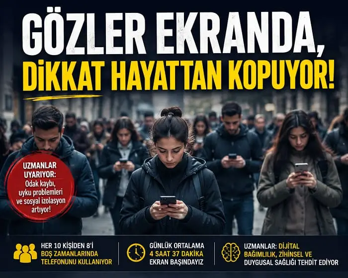 Ekrana Bakan Toplum: Gerçek Hayattan Sanal Dünyaya Sessiz Geçiş
