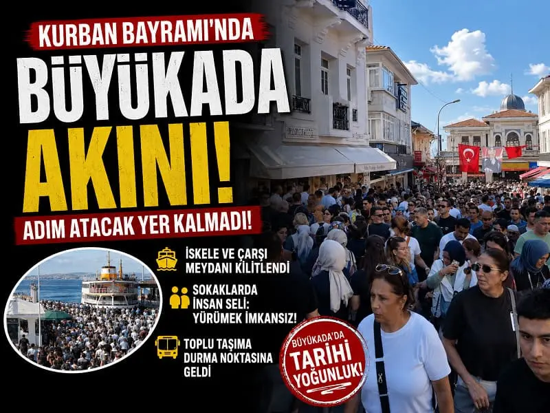 Kurban Bayramı’nda Büyükada Akını: Adım Atacak Yer Kalmadı!