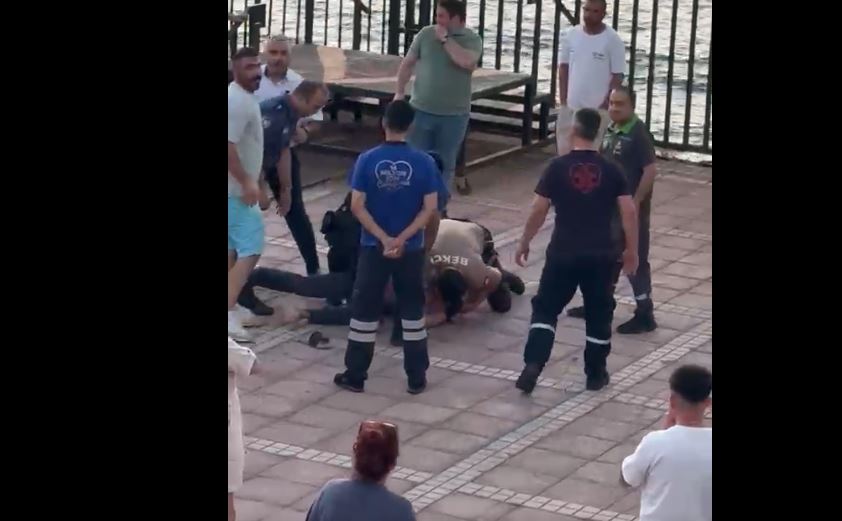 Adalar-Kabataş Vapurunda Kavga: Şüphelinin Kınalıada İskelesi’nde Etkisiz Hale Getirildiği Anlar Kamerada
