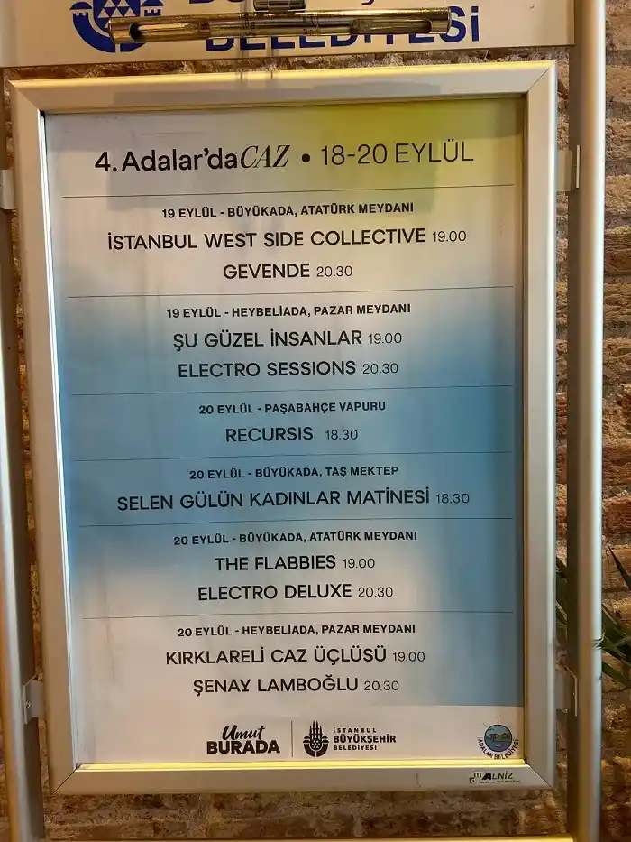 4. Adalar’da Caz Festivali Başlıyor:Adalar Ritimle Buluşuyor