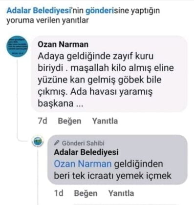 Adalar Belediyesi, başkanları Erdem Gül’ü belediyenin resmi sitesinden eleştirdi!