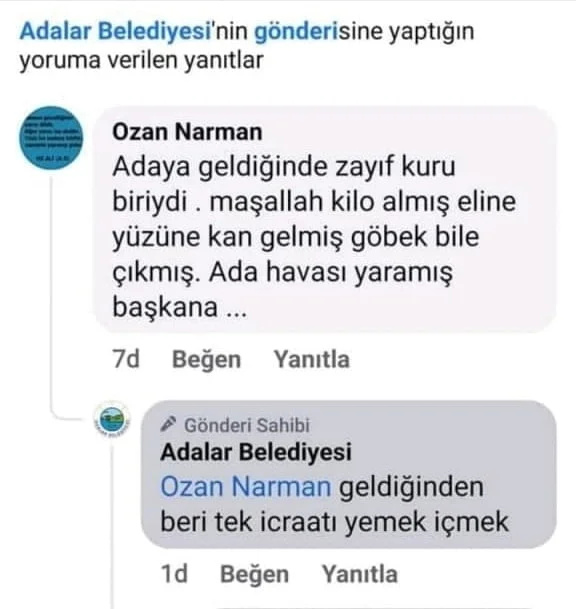 Adalar Belediyesi, başkanları Erdem Gül’ü belediyenin resmi sitesinden eleştirdi!