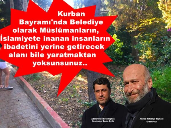 Adalar Belediyesi'nden skandal kurban şatış ve kesim yeri açıklaması!