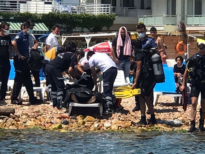 Kınalıada'da cansız bedeni denizin 6 metre derinliğinde bulundu